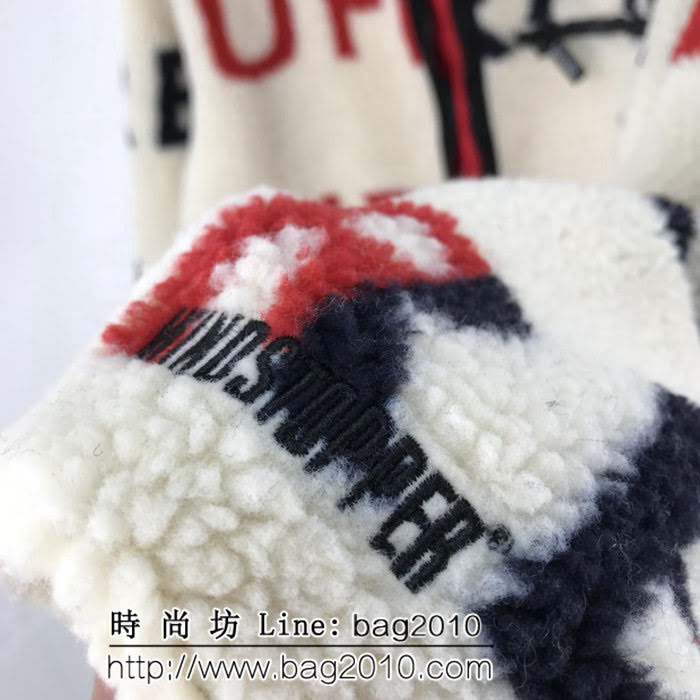 SUPREME 18FW 雙面穿 定制提花羊羔絨 男款棉服 ydi2587